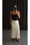 Women's Textured Transparent Long Skirt - 7