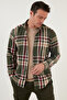 Plaid Long Sleeve Slim Fit Winter Shirt Men's Shirt Cf21W112844 - 2