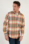 Plaid Long Sleeve Slim Fit Winter Shirt Men's Shirt Cf21W112844 - 3