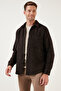 Patterned Pocket Regular Fit Long Sleeve Winter Shirt Men's SHIRT CF24W127187 - 3