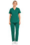 Surgical Green Stretch Fabric Doctor and Nurse Uniform Unisex Surgical Set | Brl Scruble