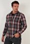 Plaid Long Sleeve Slim Fit Winter Shirt Men's Shirt Cf21W112844 - 7