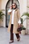 Mink Striped Lining Trench Coat - 3