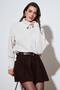 Standard Fit Balloon Sleeve Zippered Thessaloniki Knitted Cardigan Women's Cardigan 4615562 - 3