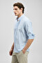 Peter Men's Basic Shirt Regular Fit Blue - 4
