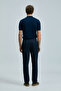 Derek Men's Silk Blend Sweater Navy Blue - 6