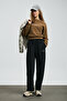 Beggy Women's Knitted Sweatshirt Camel Hair - 3