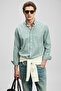Marco Men's Basic Shirt Regular Fit Green