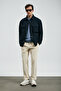 Andre Men's Knitted Jacket Navy Blue - 4