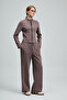 Jessy Knitted Women's Sweatpants Plum - 3