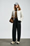 Beggy Women's Knitted Sweatshirt Camel Hair - 2