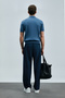 Bold Men's Cotton Sweater Dark Blue - 6