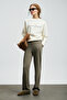 Ander Women's Knitted Sweatshirt Off-White - 3
