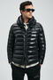 Gabriel Goose Feather Men's Coat Black - 2
