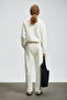 Cessie Knitted Women's Sweatpants Off-White - 6