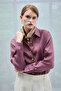 Barrı Women's Linen Shirt Dusty Rose - 4