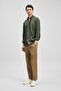 Pitaya Men's Linen Shirt Comfort Fit Khaki - 2