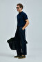 Derek Men's Silk Blend Sweater Navy Blue - 5
