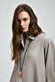 Mıla Women's Silk Shirt Mink - 5