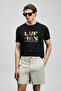 Sunny Modern Graphic T-Shirt Black - 4