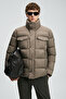 Genıous Goose down Men's Coat Earth - 5