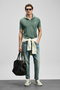Vernon Smart Men's Polo T-Shirt Nefti Green - 2