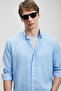 Camon Men's Basic Shirt Regular Fit Blue - 4