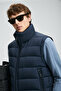 Peter Goose down Men's Vest Navy Blue - 5