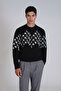 Men's Black Rose Sweatshirt
