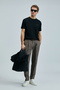 Bran Modern Graphic T- Shirt Black - 5