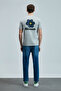 Peace Modern Graphic T-Shirt Gray - 6