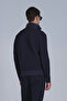 Glenn Goose Feather Men's Coat Navy Blue - 6
