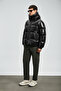 Jadon Goose Feather Men's Coat Black - 2