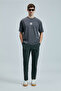 Helıx Modern Graphic T-Shirt Dark Gray