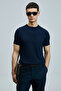 Tıno Men's Modal Blend Sweater Navy Blue - 3