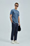 Think Modern Graphic T-Shirt Dark Blue - 5