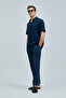 Bert Men's Basic Shirt Comfort Fit Navy Blue - 2