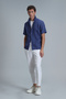 Bert Men's Basic Shirt Comfort Fit Cobalt Blue - 4