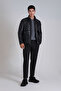 Luc Goose Feather Men's Coat Black - 2
