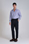 Strıt Men's Basic Shirt Slim Fit Navy Blue - 2