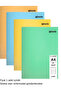 Text Pastel Notebook A4 80 Sheets Lined 1 Piece