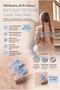Girl's Tulle Bow Elastic Buckle Blue - 2