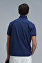 Laon Smart Men's Polo T-Shirt Slim Fit Light Navy Blue - 6