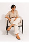 Bio.1149 Full Orthopedic Genuine Leather Single Toe Women's Slippers