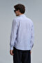 New Men's Basic Shirt Regular Fit Blue - 6