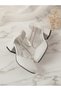 Girls' White Color Mini-Heel Stone-Decorated Velcro Fastened Evening Dress Shoes - 4