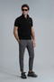 Laon Smart Men's Polo T-Shirt Slim Fit Black - 4