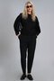 Selın Women's Knitted Sweatshirt Black - 4