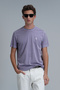 Sarder Men's Basic T-Shirt Lilac - 3