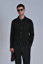 Solid Men's Cardigan Black